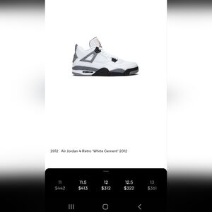 Jordan 4 Cement 2012 *see pictures*